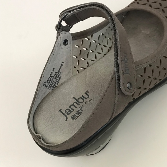 JAMBU Journey Encore Wedge Heel Sandals Leather Tan Women’s Size 6 - Picture 9 of 16